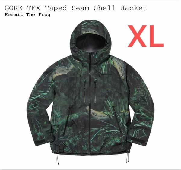 新品 XL Supreme Gore-Tex Taped Seam Shell Jacket Kermit The Frog