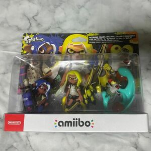 amiibo トリプルセット インクリング【イエロー】/オクトリング【ブルー】/コジャケ スプラトゥーン アミーボ