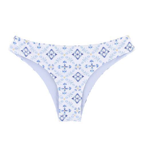 新品■送料無料■アリシアスタン ALEXIA STAM 2018年 リバーシブル ブラジリアン ビキニ ボトム Sサイズ Aqua tile salty blueスイムウェア
