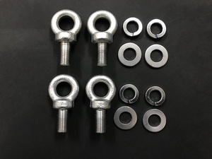  Hiace 200 series van load room for hook eyebolt 4ps.@7/16RH-20UNF neck under 22mm set springs & flat-washer attaching 