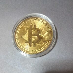 ビットコイン仮想通貨メダル 金貨