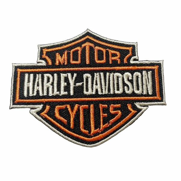 希少 当時物 Harley-Davidson ビンテージ パッチ　ワッペン ハーレーダビッドソン ロゴ　パッチ　刺繍 ワッペン アイロンワッペン 