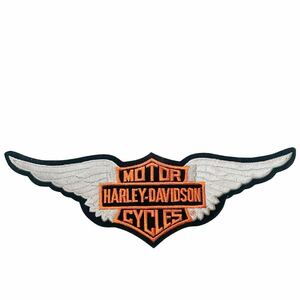 希少 当時物 Harley-Davidson ビンテージ パッチ　ワッペン ハーレーダビッドソン ロゴ　パッチ エボ　ショベル 80s 90s ウィング 