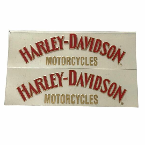 限定1セット 送料無料 当時もの ビンテージ Harley-Davidson タンクステッカー ハーレーダビッドソン デカール シール 防水 