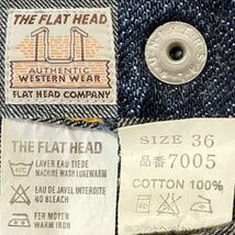 漢のアメカジ THE FLAT HEAD フラットヘッド 老舗 50s 7005 36 デニムシャツ ウエスタンシャツ シャツ メンズ 長袖 シャンブレーシャツ_画像9