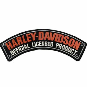 希少 ワッペン 当時物 Harley-Davidson ビンテージ ハーレーダビッドソン ロゴ パッチ 刺繍 アイロンワッペン アーチ アーチ