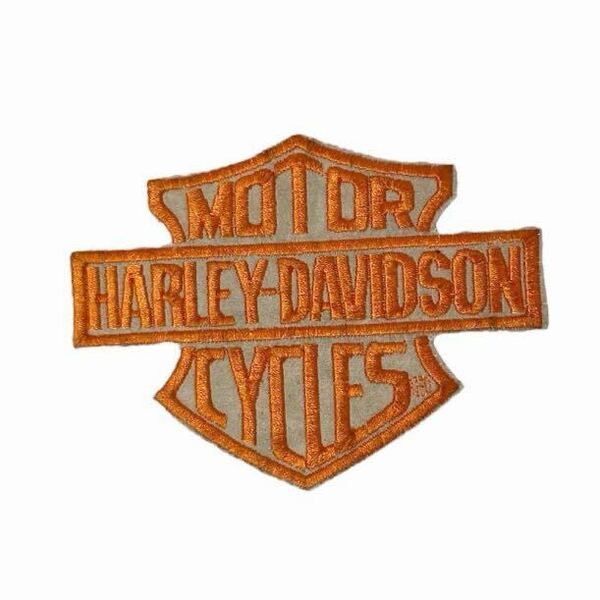 人気80s Harley-Davidson 6インチ エボリューション ロゴパッチ ショベル ビンテージワッペン ハーレーダビッドソン BUCO テンダーロイン