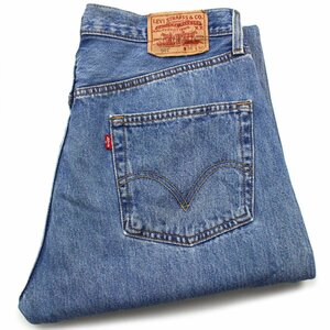 ★00s Levi'sリーバイス 501 ダメージ デニムパンツ w36 L30★SDP2792 オールド ジーンズ ストレート ボロ ストーンウォッシュ