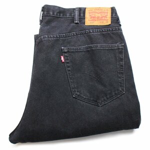 ★メキシコ製 Levi'sリーバイス 550 ブラック デニムパンツ w42 L30★SDP2243 ジーンズ テーパード ワイド バギー ルーズ オーバーサイズ