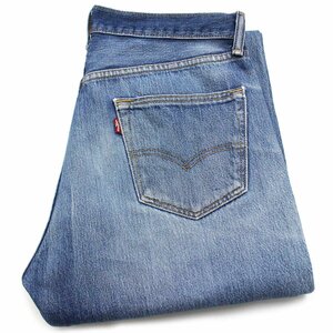 ★Levi'sリーバイス 501 デニムパンツ ヒゲ w35★SDP2741 ジーンズ ストレート ハチノス 縦落ち 66 前期 シングル インディゴ