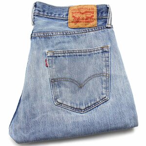 ★Levi'sリーバイス 501 ダメージ デニムパンツ w33 L30★SDP2751 ジーンズ ストレート 縦落ち 66 前期 シングル ボロ クラッシュ