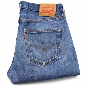 ★Levi'sリーバイス 501 デニムパンツ w33 L30★SDP2750 ジーンズ ストレート ヒゲ 縦落ち 66 前期 シングル