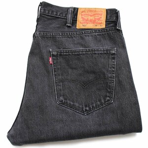 ★Levi'sリーバイス 501 ブラック デニムパンツ w38 L30★SDP2818 ジーンズ ストレート オーバーサイズ ビッグサイズ