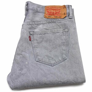 ★メキシコ製 Levi'sリーバイス 501 先染め グレー デニムパンツ w34 L32★SDP2813 ジーンズ ストレート