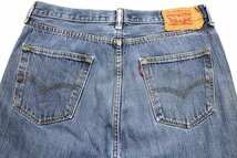 ★Levi'sリーバイス 501 ダメージ デニムパンツ w34 L30★SDP2724 ジーンズ ストレート ボロ ヒゲ 縦落ち 66 前期 シングル_画像5