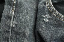 ★メキシコ製 Levi'sリーバイス 501 デニムパンツ w33 L36★SDP2738 ジーンズ ストレート ダークウォッシュ 縦落ち 66 前期 シングル_画像8