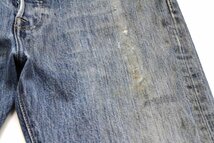 ★Levi'sリーバイス 501 デニムパンツ ボロ w30 L29★SDP2701 ジーンズ ストレート 縦落ち 66 前期 シングル ペンキ ダメージ クラッシュ_画像8