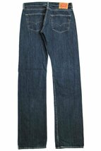 ★メキシコ製 Levi'sリーバイス 501 デニムパンツ w32 L36★SDP2708 ジーンズ ストレート ダークウォッシュ 縦落ち 66 前期 シングル_画像3