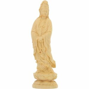 仏像 小さい 仏教 装飾 観音彫刻 木彫り 立像 観音菩薩 観音像 237