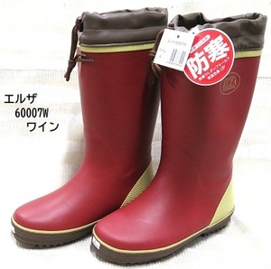  Bick Inaba special price *.. rubber woman protection against cold boots L The 60007W[ wine *L*23.5-24.0cm] protection against cold urethane foam. goods, prompt decision 1000 jpy 