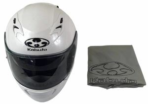 HY2359F OGK KABUTO(オージーケーカブト) バイクヘルメット フルフェイス KAMUI3 パールホワイト (サイズ:M) 584627