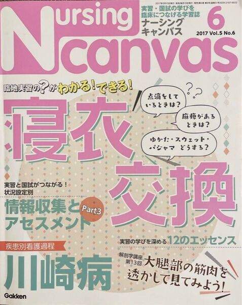 Nursing canvas ナーシングキャンバス 2017年6月