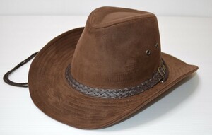  suede simple ten-gallon hat Western hat 2184