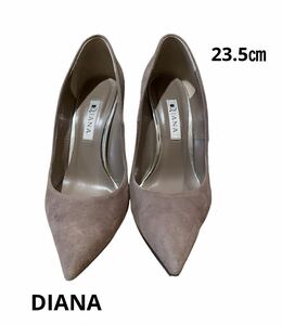 ダイアナ DIANA 23.5㎝ パンプス スエード ハイヒール 茶色系　シンプル　デザイン違い レディース ピンヒール パーティ オシャレ 可愛い