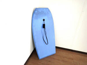  used body board MOREYmo-re-W500×D1040×H60mm leash cord attaching light blue light blue board marine sport Toda city 