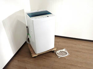 中古 全自動洗濯機 Haier JW-C45A ハイアール 4.5Kg お急ぎ10分 つけおき 予約タイマー 風乾燥 50Dx52.6Wx88.8H cm ホワイト 白 戸田市