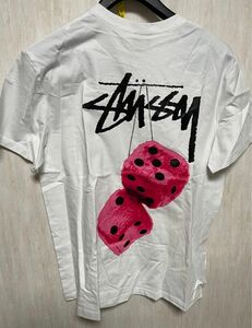 STUSSY ステューシー Dice 半袖 ロゴ Tシャツ 白