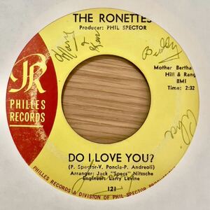 【45】スペクターワークス! THE RONETTES/ DO I LOVE YOU?/ 7inch EP 60s 50s oldies/ PHILLES / SOUL R&B GIRL GROUPS/ SPECTOR