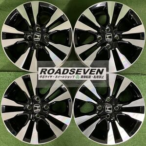 ★HONDA ホンダ純正 ENKEI製15インチ★15×6J +50 4H/100 ハブ径:約56mm 4本セット 中古 アルミホイール フィット等★送料無料