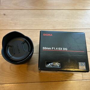 【送料無料】SIGMA レンズ　50mm F1.4 EX DG HSM CANONマウント