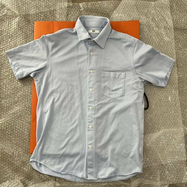 UNIQLO　ワイシャツ　半袖　夏用　シャツ　ドライノンアイロン ジャージーシャツ 半袖シャツ 半袖ワイシャツ トップス ビジネス 