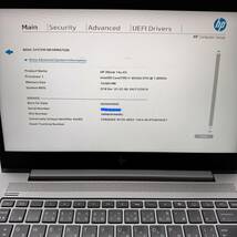 1円スタート！HP モバイルワークステーション ZBook 14u G5 Core i7-8550U,16GBメモリ,512GBSSD, 電源ON,BIOS起動確認済み,ACアダプタ付き_画像6