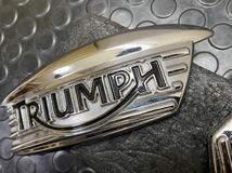 triumph ボンネビル 純正 タンクエンブレム P/N 3900447 / 3900446_画像6