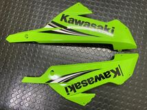 NINJA250 ニンジャ250 EX250L ( '13-'17 ) KAWASAKI 純正 アンダーカウル ( 左右2点 / ライムグリーン )ロアカウル サイドカウル_画像8