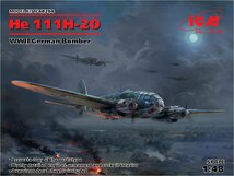 アイシーエム ICM 1/48 第二次世界大戦 ドイツ軍 ハインケル He111H-20 爆撃機 プラモデル 48264_画像7