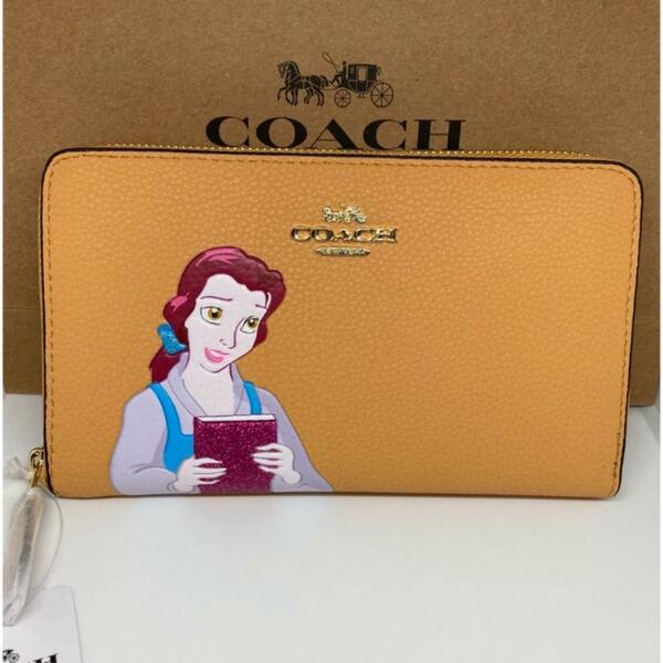 【COACH】COACH×DISNEYコラボ 長財布 美女と野獣 ベル