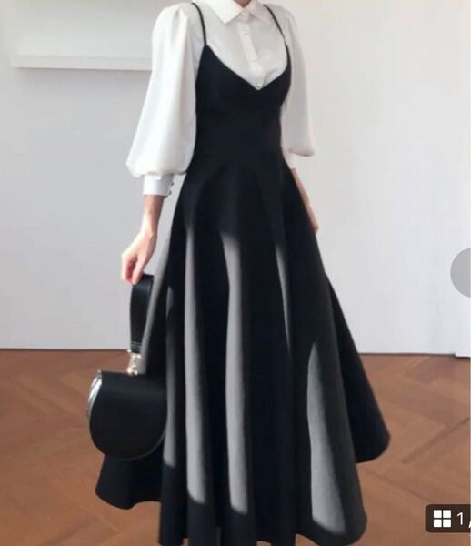 ロングワンピース フリーサイズ