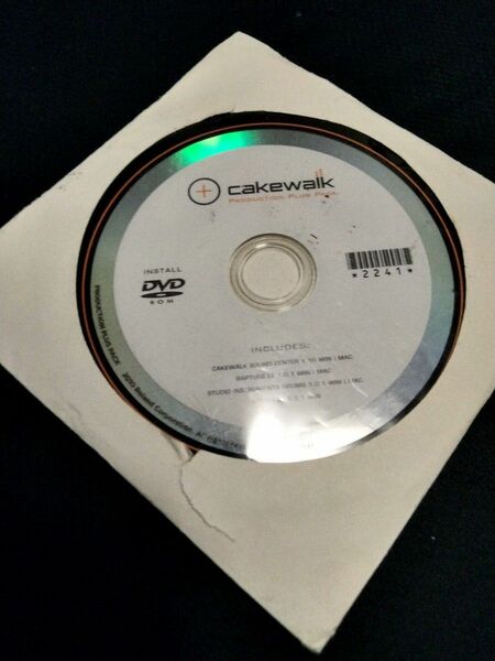 Cakewalk SONAR LE 8.5.1 DVD ディスクのみ #Cakewalk #Roland #SONAR #DTM 