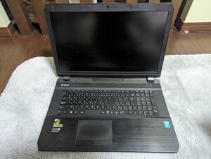 ジャンク ゲーミングノートPC TUKUMO G-GEAR note N1760J i7-4720HQ GTX965M