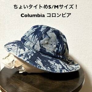 ちょいタイトめS/Mサイズ！Columbia コロンビア 古着デニムブリーチバケットハット メンズ レディース 帽子 ハット アウトドア アメカジ