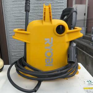 RYOBI Ryobi home use high pressure washer AJP-1210 present condition delivery operation verification ending diffusion less -step adjustment nozzle compact car wash, entranceway around multi . use is possible to do 