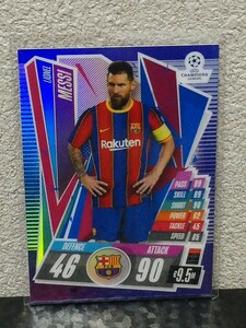 【LIONEL MESSI】2020-21 Topps Chrome Match Attax UEFA Chanpions League 299枚限定 REFRACTOR