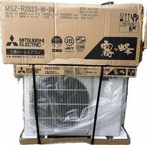 1円★未使用品　三菱電機 MITSUBISHI エアコン 霧ヶ峰 ピュアホワイト 主に10畳用 MSZ-R2823-W　送料無料【4902901964831】_画像1