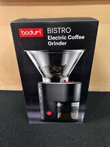 1円★未使用品　BODUM ボダム コーヒーミル 電動式コーヒーグラインダー ブラック　10903-01JP-3　送料無料【699965404321】_画像1