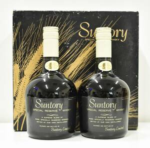 ★2701★未開栓 SUNTORY サントリー ウイスキー スペシャル リザーブ 2本セット 760ml 43度 箱付き