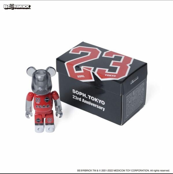 【新品未使用】 22AW 23 FCRB SOPH. TOKYO 23 BE@RBRICK 100% ベアブリック メディコムトイ